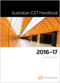 Australian GST Handbook 2016-17