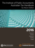 The IPA Australian Tax Handbook Tax Return