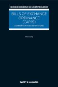 Bills of Exchange Ordinance: Commentary & Annotations (Cap.19)