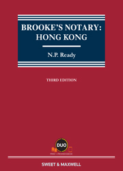 Brooke's Notary Hong Kong, 3rd Edition