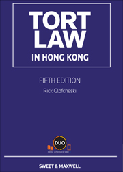 Tort Law in Hong Kong, Fifth Edition
