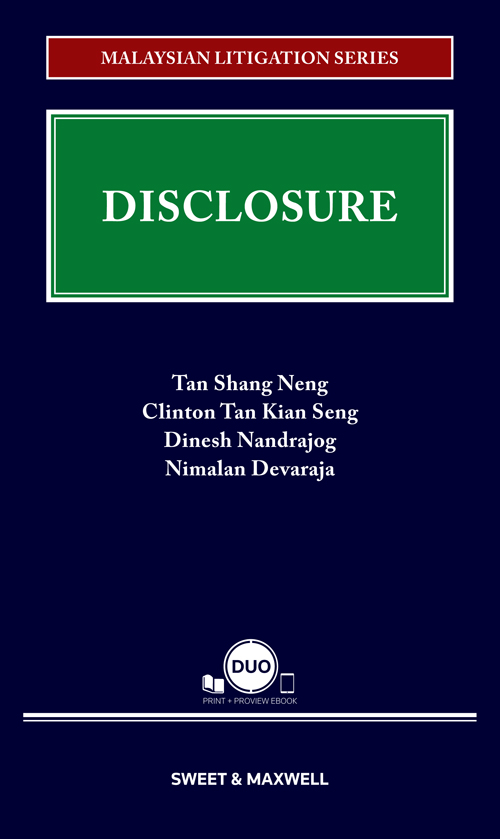 Malaysian Litigation Series - Disclosure (COMING SOON)