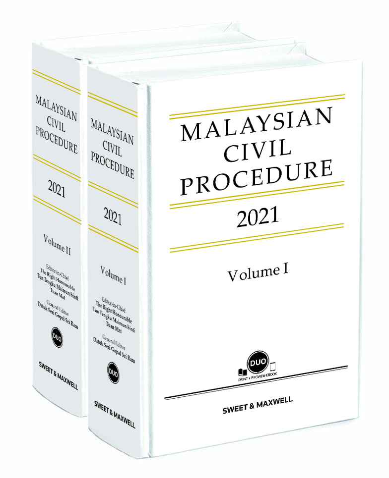 Malaysian Civil Procedure 2021 (Vols 1 & 2)
