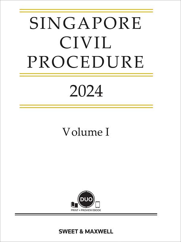Singapore Civil Procedure 2024