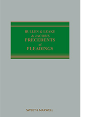Bullen & Leake & Jacob's Precedents of Pleadings 19th Edition Mainwork + Supplement