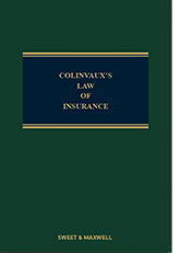Colinvaux's Law of Insurance 13th Edition
