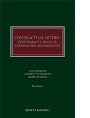 Contractual Duties: Performance, Breach, Termination and Remedies 3rd Edition Mainwork + Supplement