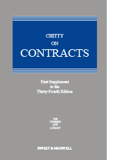 Chitty on Contracts 34th Edition 1st Supplement