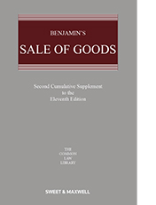 Benjamin's Sale of Goods 11th Edition 2nd Supplement