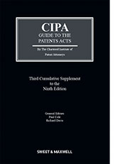CIPA Guide to the Patents Acts 9th Edition, 3rd Supplement