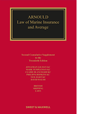 Arnould: Law of Marine Insurance and Average 20th Edition, 2nd Supplement