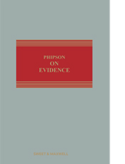 Phipson on Evidence 19th Edition Mainwork and 2nd Supplement
