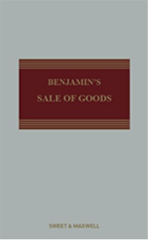 Benjamin's Sale of Goods, 11th Edition (Mainwork & 1st Supplement)