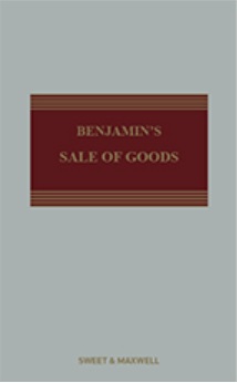 Benjamin's Sale of Goods, 11th Edition (Mainwork & 1st Supplement)