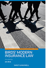 Birds' Modern Insurance Law 11th Edition