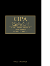 CIPA Guide to the Patents Acts 9th Edition Mainwork and 1st Supplement