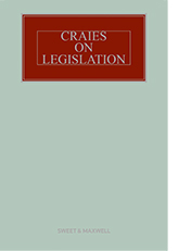 Craies on Legislation 12th Edition