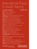 International Fraud and Asset Tracing