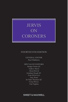 Jervis On Coroners, 14th Edition