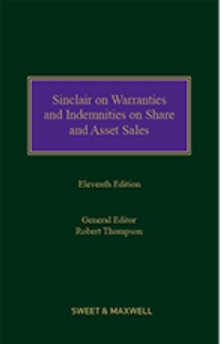 Sinclair on Warranties and Indemnities on Share and Asset Sales 11th Edition