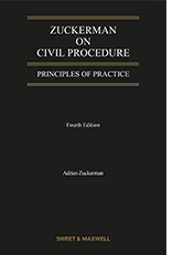 Zuckerman on Civil Procedure: Principles of Practice 4th Edition